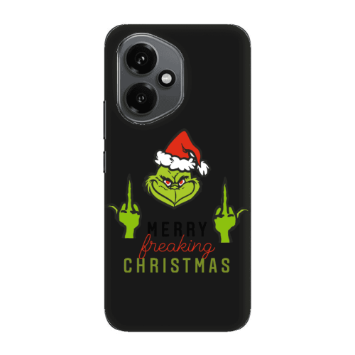 Honor Magic 400 Merry Christmas44 Black Colored Silicone TPU Θήκη