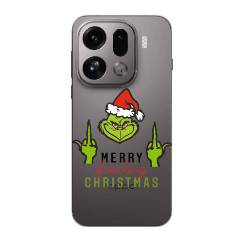 Oppo Find X9 Pro Merry Christmas44 Transparent Silicone TPU Θήκη