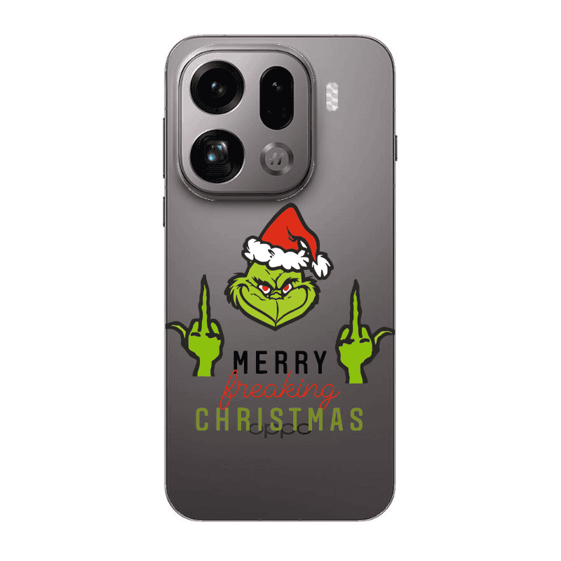 Oppo Find X9 Pro Merry Christmas44 Transparent Silicone TPU Θήκη