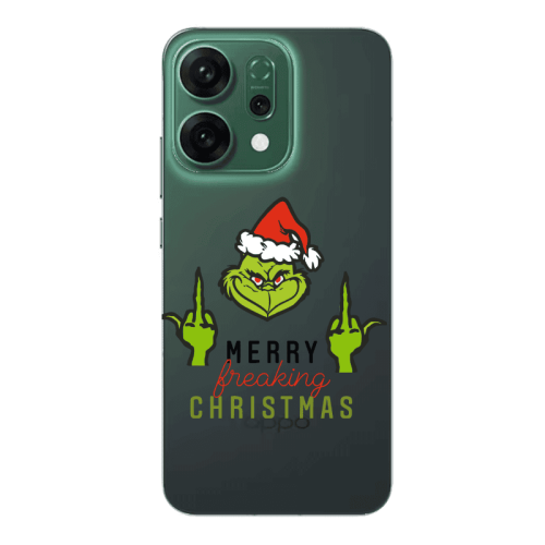 Oppo RENO 14 Merry Christmas44 Transparent Silicone TPU Θήκη