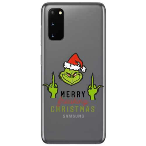 Samsung S20 Merry Christmas44 Transparent Silicone TPU Θήκη