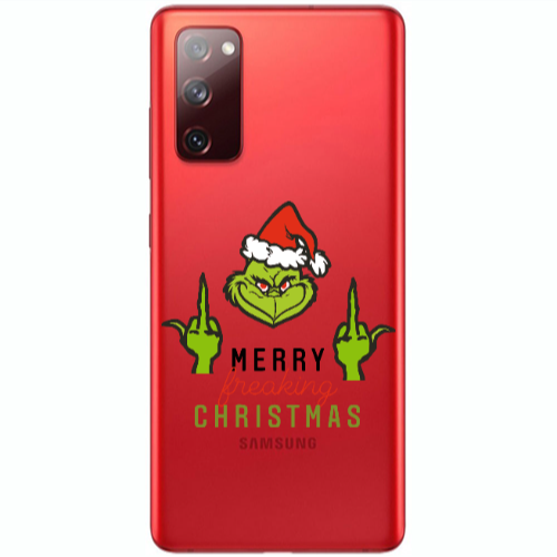 Samsung S20 FE Merry Christmas44 Transparent Silicone TPU Θήκη
