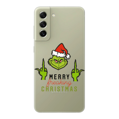 Samsung S22 Plus Merry Christmas44 Transparent Silicone TPU Θήκη