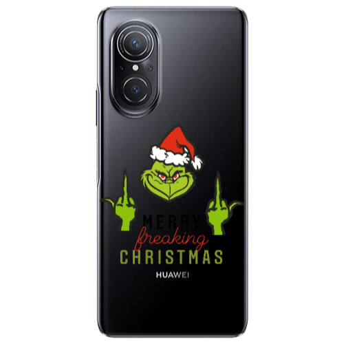 Huawei Nova 9 SE Merry Christmas44 Transparent Silicone TPU Θήκη