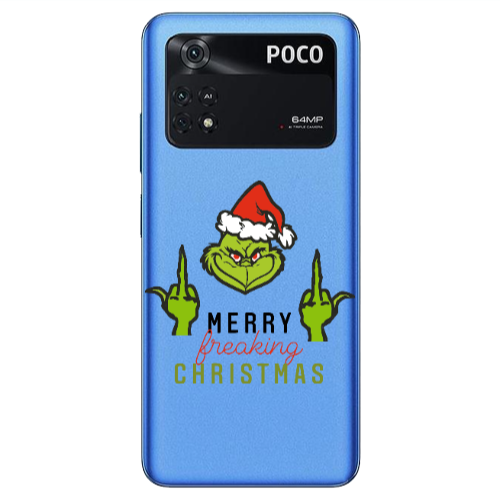Xiaomi Poco M4 Pro 4G Merry Christmas44 Transparent Silicone TPU Θήκη