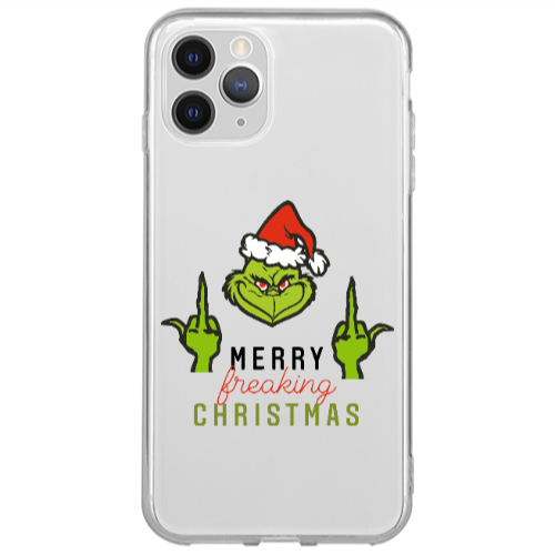 Apple iPhone 13 Pro Merry Christmas44 Transparent Silicone TPU Θήκη