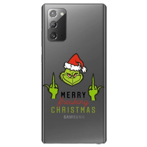 Samsung Note 20 Merry Christmas44 Transparent Silicone TPU Θήκη
