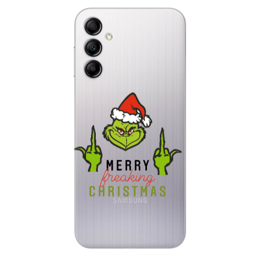 Samsung A24 Merry Christmas44 Transparent Silicone TPU Θήκη