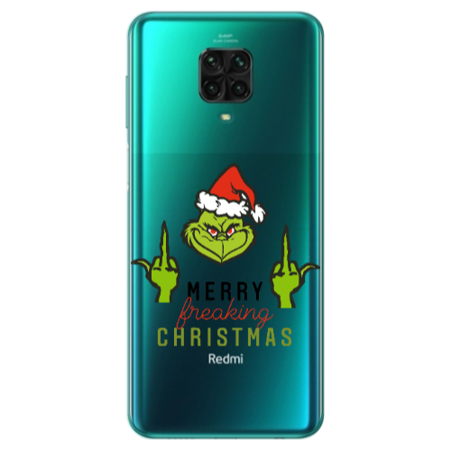 Xiaomi Redmi Note 9S Merry Christmas44 Transparent Silicone TPU Θήκη