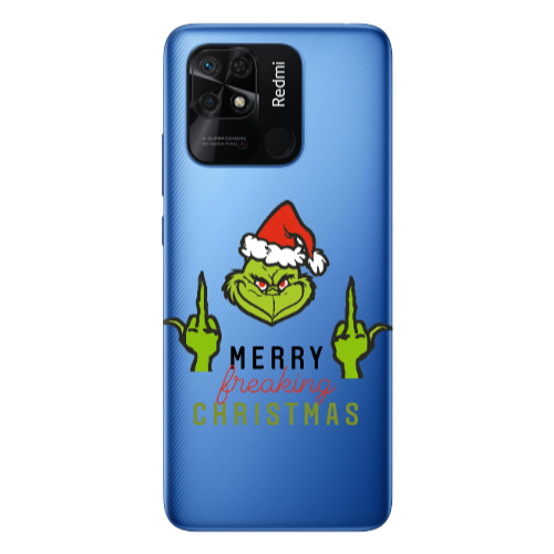 Xiaomi Poco C40 Merry Christmas44 Transparent Silicone TPU Θήκη