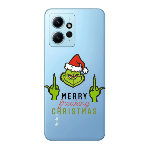 Xiaomi Redmi Note 12 4G Merry Christmas44 Transparent Silicone TPU Θήκη