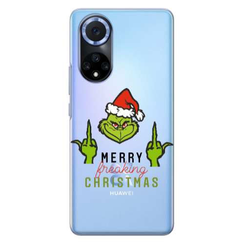 Huawei Nova 9 Merry Christmas44 Transparent Silicone TPU Θήκη
