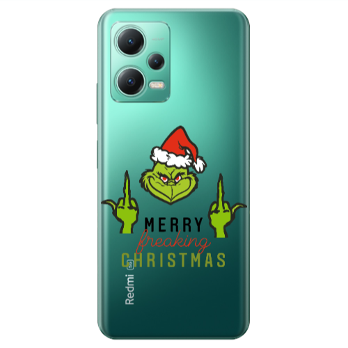Xiaomi Redmi Note 12 Pro Plus 5G Merry Christmas44 Transparent Silicone TPU Θήκη