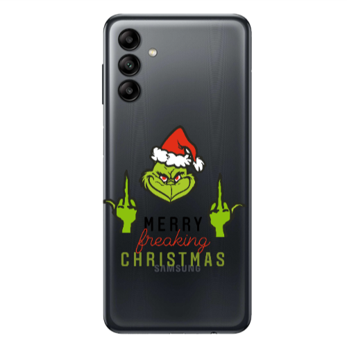 Samsung A13 5G Merry Christmas44 Transparent Silicone TPU Θήκη