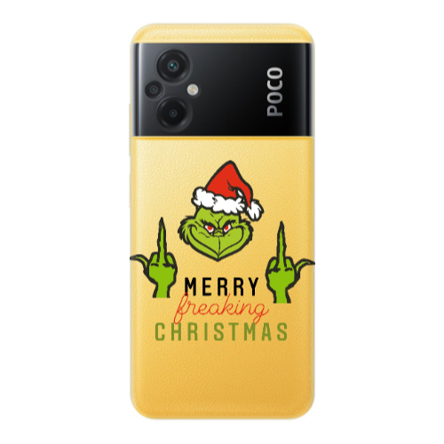 Xiaomi Poco M5 Merry Christmas44 Transparent Silicone TPU Θήκη