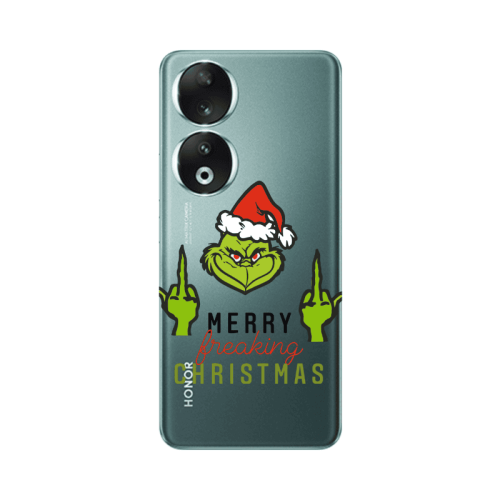 Honor 90 5G Merry Christmas44 Transparent Silicone TPU Θήκη