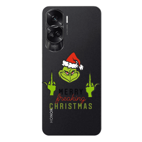 Honor 90 Lite 5G Merry Christmas44 Transparent Silicone TPU Θήκη