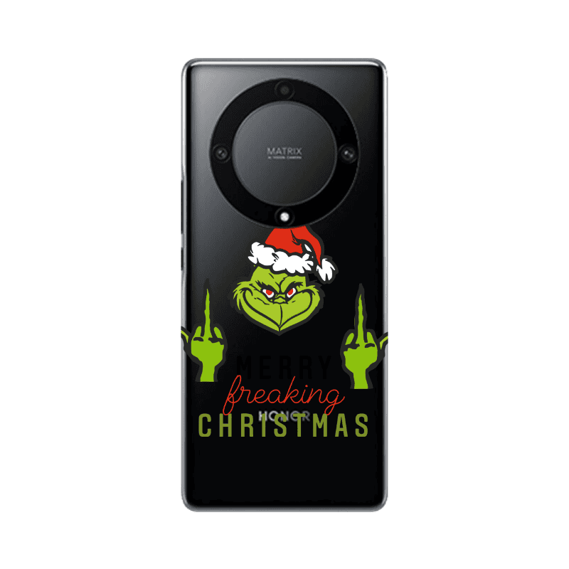 Honor Magic5 Lite 5G Merry Christmas44 Transparent Silicone TPU Θήκη