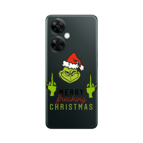 Oneplus Nord CE 3 Lite 5G Merry Christmas44 Transparent Silicone TPU Θήκη