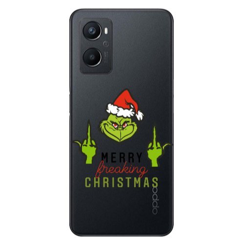 Oppo A 96 Merry Christmas44 Transparent Silicone TPU Θήκη
