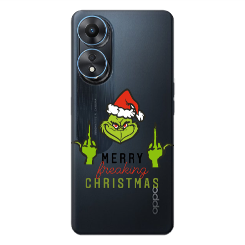Oppo A 98 Merry Christmas44 Transparent Silicone TPU Θήκη