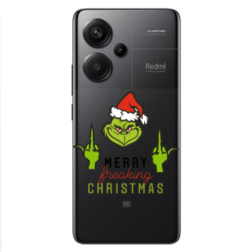 Xiaomi Redmi Note 13 Pro+ 5G  Merry Christmas44 Transparent Silicone TPU Θήκη