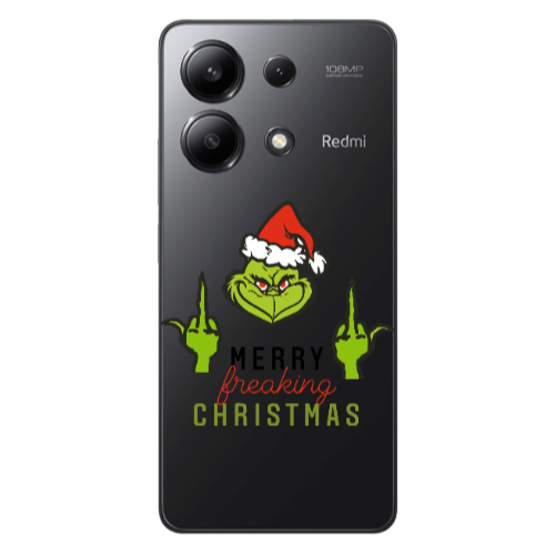 Xiaomi Redmi Note 13 4G Merry Christmas44 Transparent Silicone TPU Θήκη