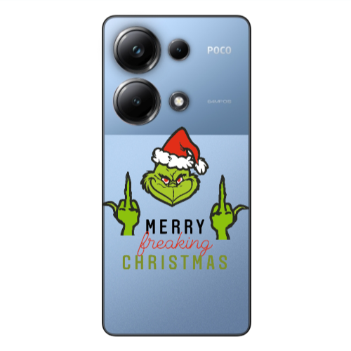 Xiaomi Poco M6 Pro 4G Merry Christmas44 Transparent Silicone TPU Θήκη