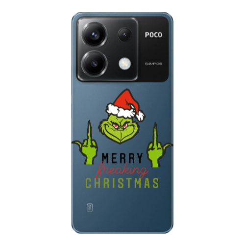 Xiaomi Poco X6 5G Merry Christmas44 Transparent Silicone TPU Θήκη