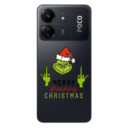 Xiaomi Poco C65 Merry Christmas44 Transparent Silicone TPU Θήκη