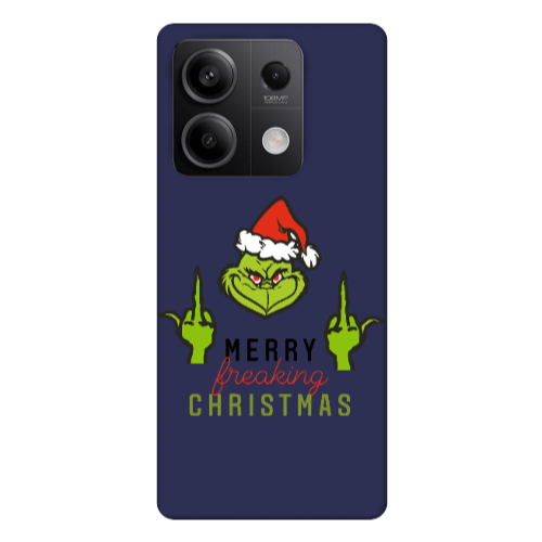 Xiaomi Redmi Note 13Pro 5G Merry Christmas44 Dark blue Colored Silicone TPU Θήκη