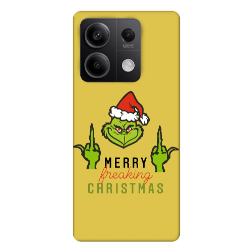 Xiaomi Redmi Note 13Pro 5G Merry Christmas44 Yellow Colored Silicone TPU Θήκη