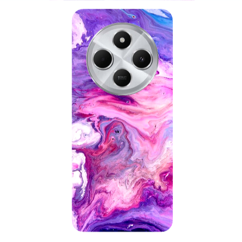Xiaomi Redmi 14c Marble art Transparent Silicone TPU Θήκη