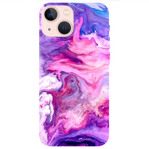 Apple iPhone 13 Marble art Transparent Silicone TPU Θήκη