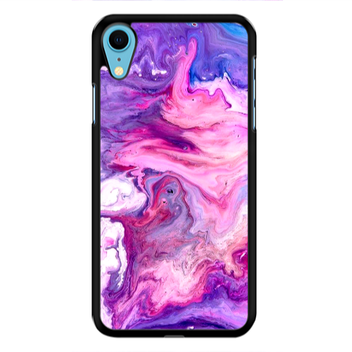 Apple iPhone Xr Marble art Black Glossy Θήκη