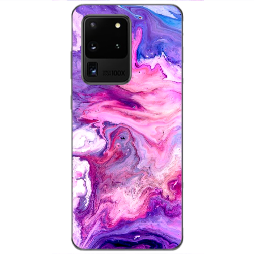Samsung S20 Ultra Marble art Transparent Silicone TPU Θήκη