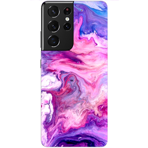 Samsung S21 Ultra Marble art Transparent Silicone TPU Θήκη