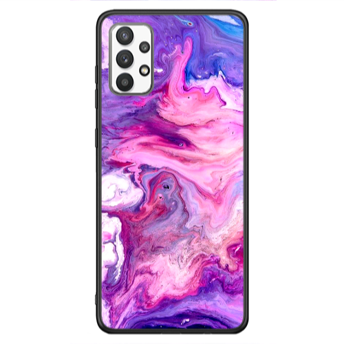 Samsung A13 4G Marble art Black Glossy Θήκη