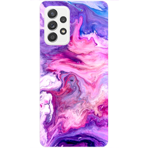Samsung A53 Marble art Transparent Silicone TPU Θήκη