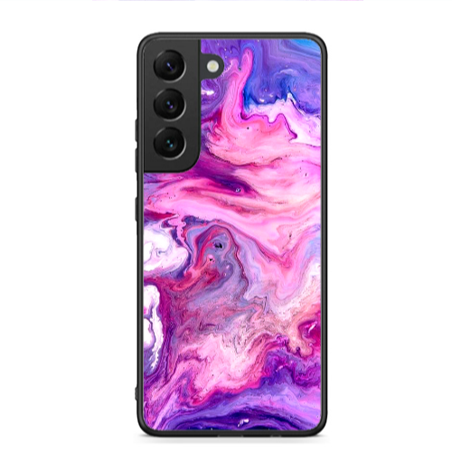 Samsung S22 Plus Marble art Black Glossy Θήκη