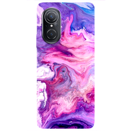 Huawei Nova 9 SE Marble art Transparent Silicone TPU Θήκη