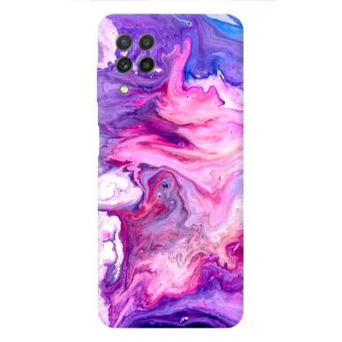 Samsung A22 4G Marble art Transparent Silicone TPU Θήκη