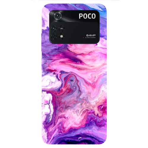 Xiaomi Poco M4 Pro 4G Marble art Transparent Silicone TPU Θήκη