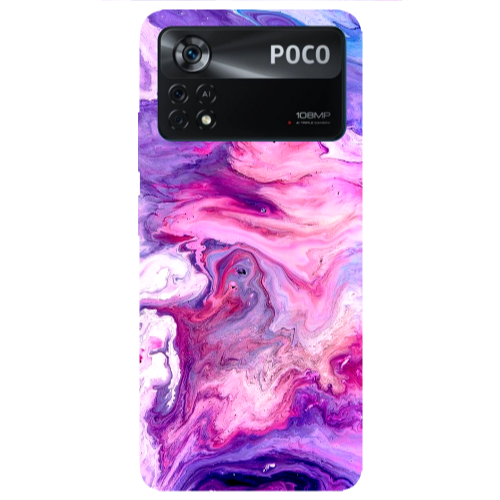 Xiaomi Poco X4 Pro Marble art Transparent Silicone TPU Θήκη