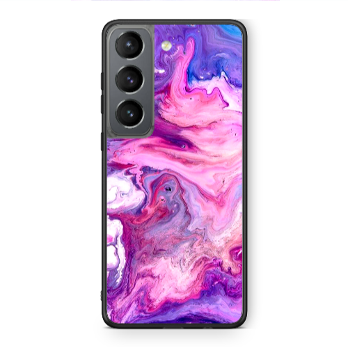 Samsung S21 PLUS Marble art Black Glossy Θήκη