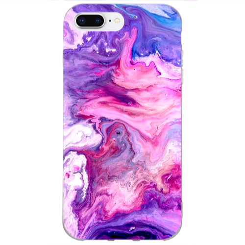 Apple iPhone 7 Plus Marble art Transparent Silicone TPU Θήκη
