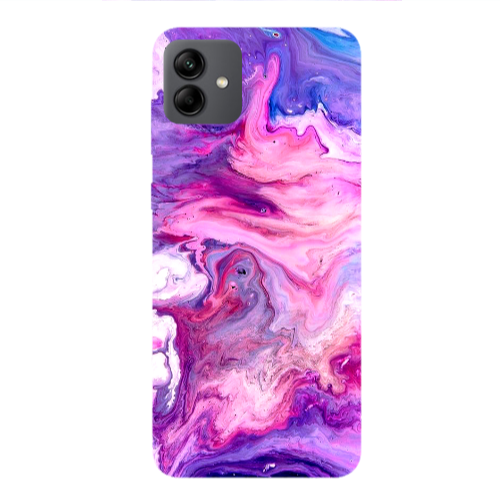 Samsung A04 Marble art Transparent Silicone TPU Θήκη