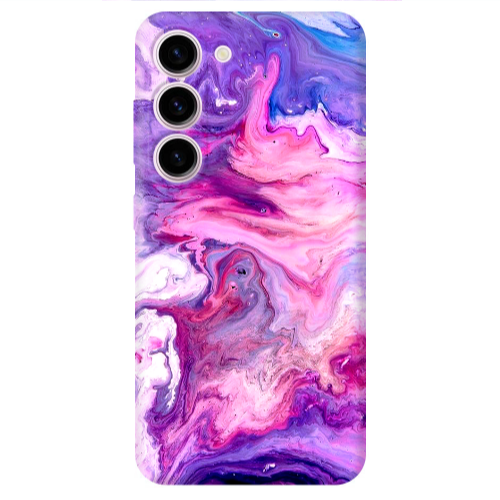 Samsung S23 Marble art Transparent Silicone TPU Θήκη