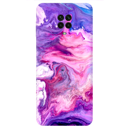 Xiaomi Redmi Note 9S Marble art Transparent Silicone TPU Θήκη