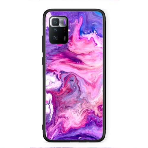 Xiaomi Poco X3 GT Marble art Black Glossy Θήκη